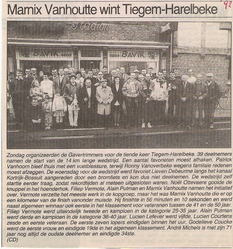 Tiegem - Harelbeke 1992